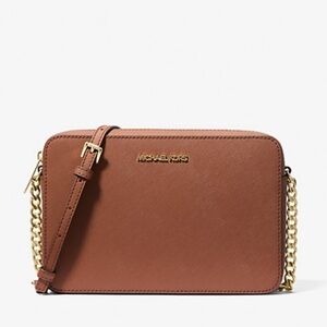 Michael Kors Tan Crossbody Bag and Wallet Set